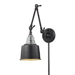 Insulator Glass Wall Swing Lamp By ELK Lighting