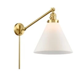 Bruno Marashlian X-Large Cone Wall Swing Lamp By Innovations Lighting